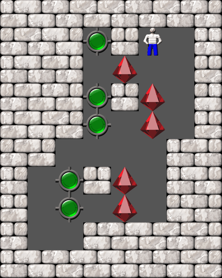 Сокобан More Bugs collections уровень 38